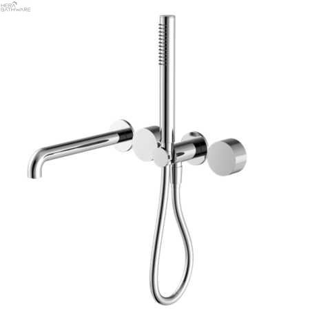 KARA Progressive Shower System with Spout with Seperate Plate230/250mm - Hera BathwareChrome230mm