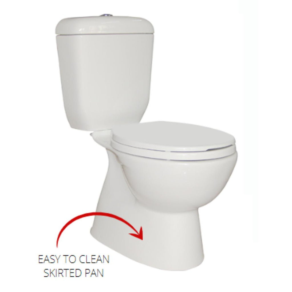 Kent Close Coupled Toilet Suite - S Trap - Hera Bathware