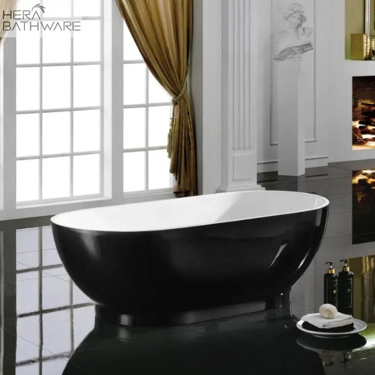 KOKO Free Standing Bathtub - Gloss Black - Hera BathwareGloss Black