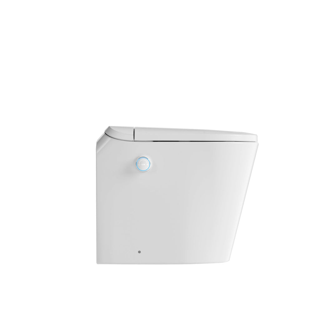 Lafeme AutoLux Inwall Cistern Floor Pan Rimless Smart Toilet ST23 - Hera BathwareMatte White