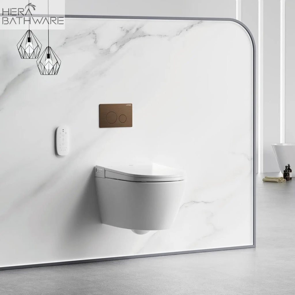 Lafeme SESTO Smart Toilet Wall Hung ST22 - Hera BathwareBrushed Bronze