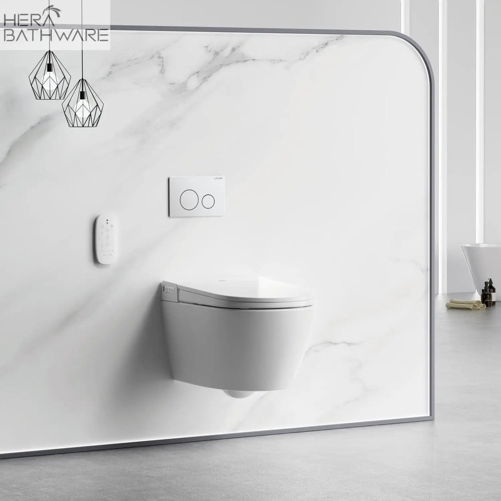 Lafeme SESTO Smart Toilet Wall Hung ST22 - Hera BathwareBrushed Nickel