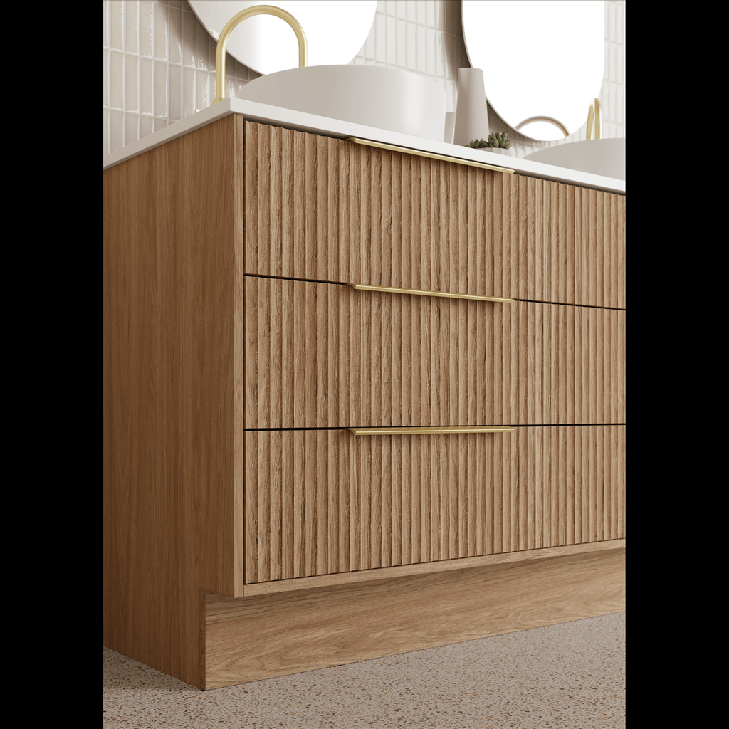 Lake 10/11/12 | 1800mm Bathroom Free Standing Vanity - Hera BathwareCenter BowlSymphony Top