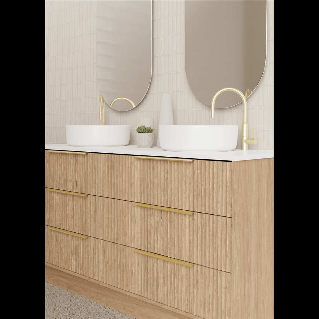 Lake 10/11/12 | 1800mm Bathroom Free Standing Vanity - Hera BathwareCenter BowlSymphony Top