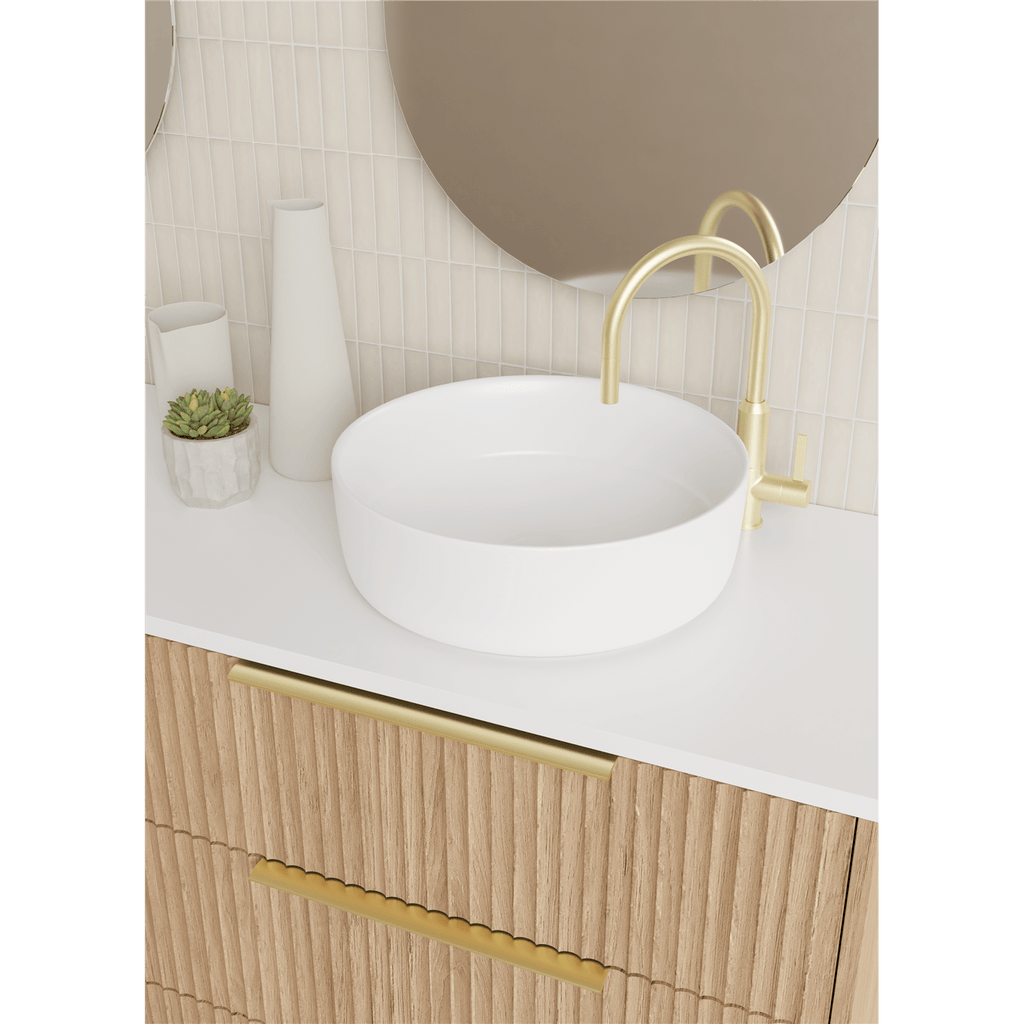 Lake 10/11/12 | 1800mm Bathroom Free Standing Vanity - Hera BathwareCenter BowlSymphony Top
