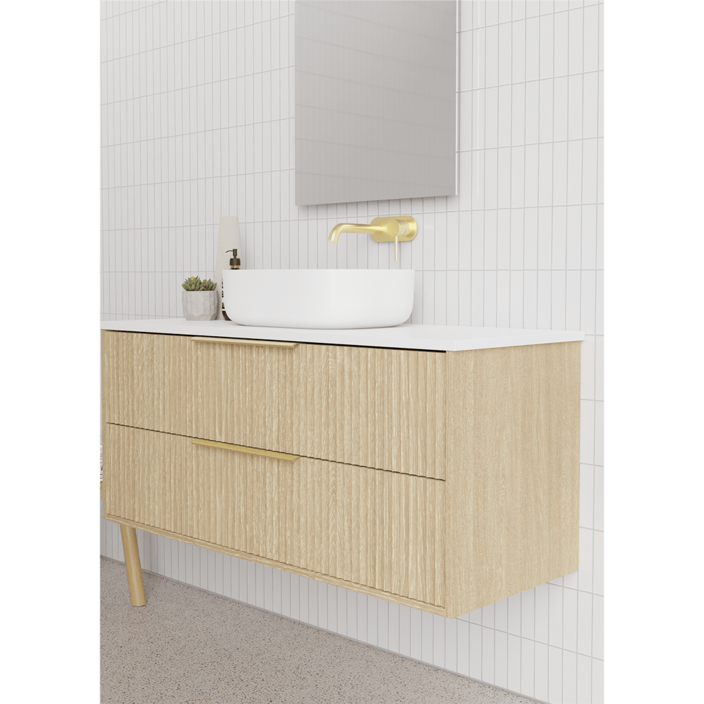 Lake 10/11/12 | 1800mm Bathroom Wall Hung Vanity - Hera BathwareCenter BowlSymphony Top