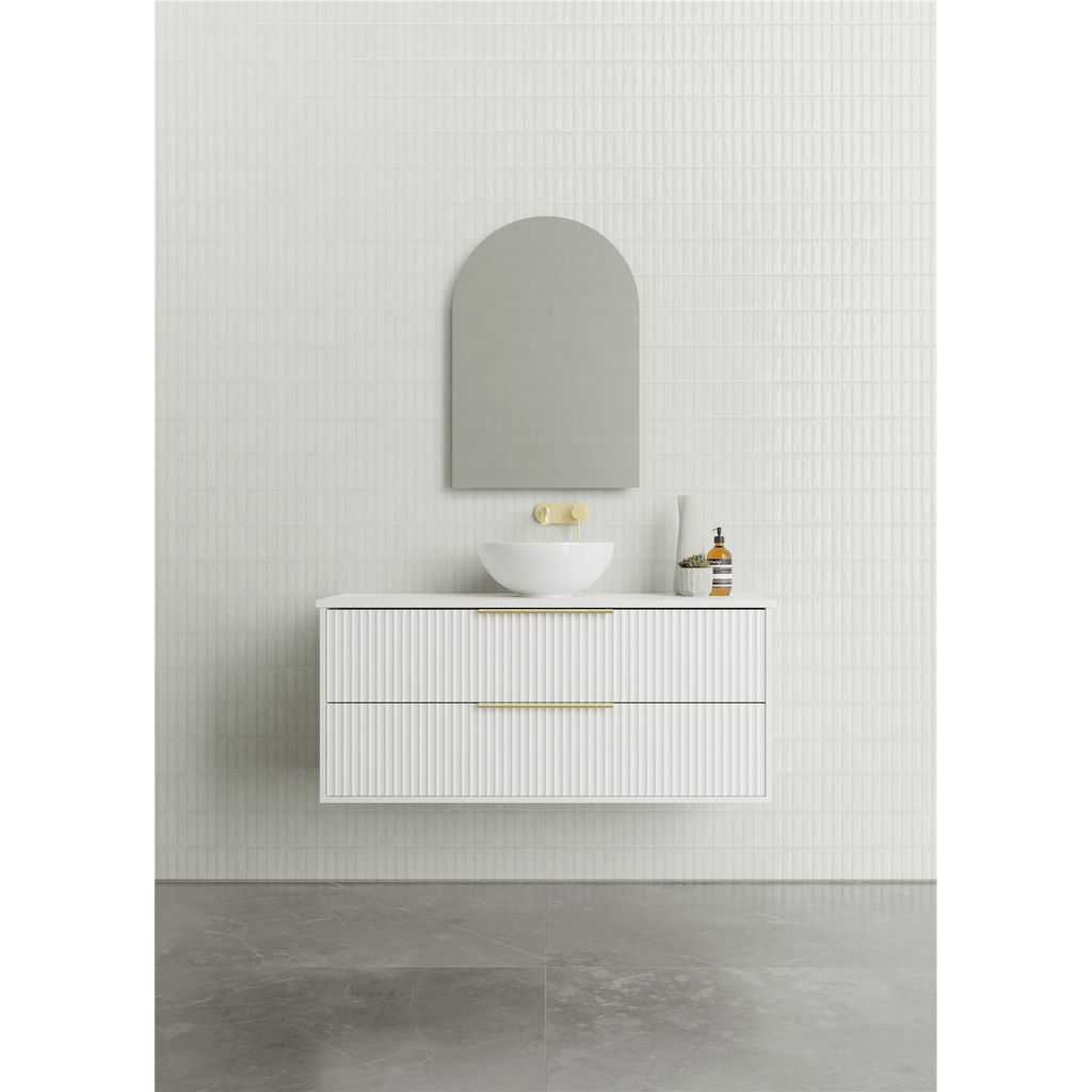 Lake 10/11/12 | 1800mm Bathroom Wall Hung Vanity - Hera BathwareCenter BowlSymphony Top