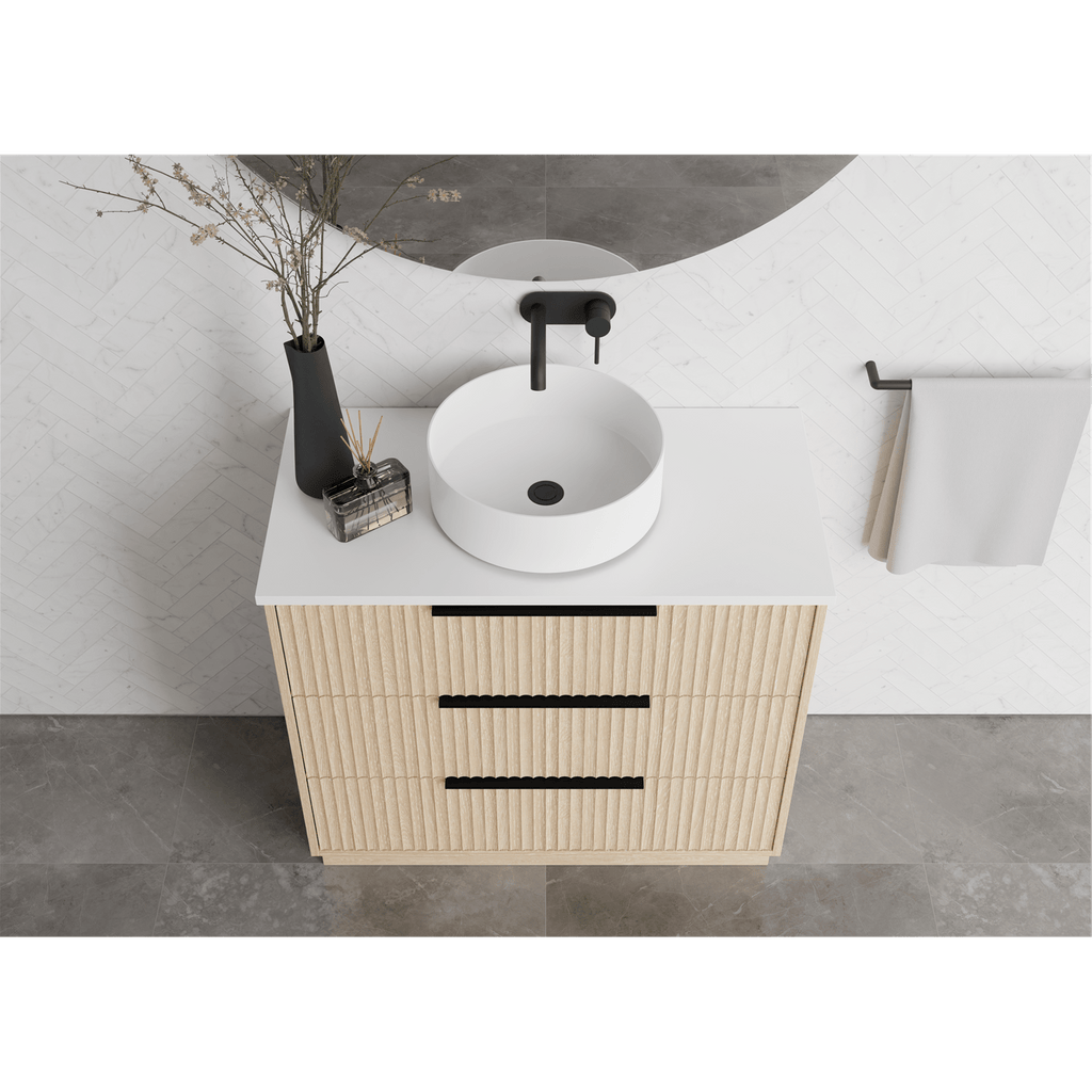 Lake 4/5/6 | 1200mm Bathroom Free Standing Vanity - Hera BathwareCenter BowlSymphony Top