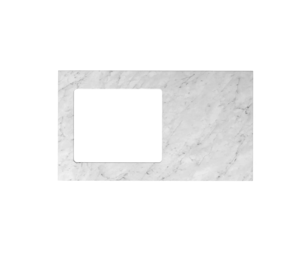 Laundry Natural Carrara Stone Tops | Otti - Hera Bathware1060mm