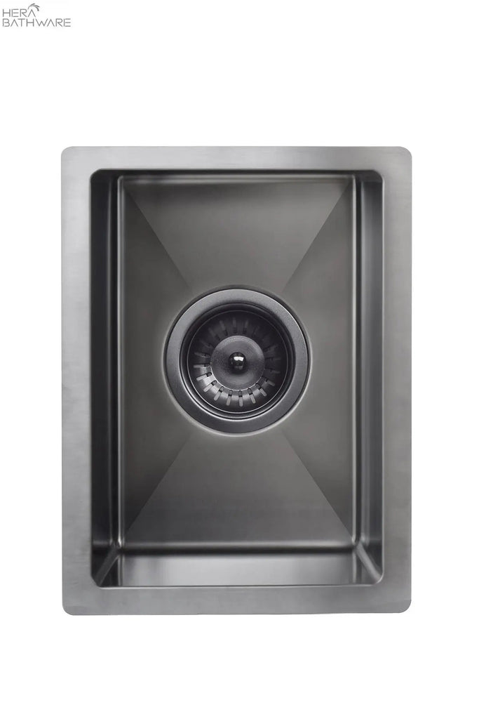 Lavello Bar Sink - Single Bowl 382 x 272mm - Hera BathwareBrushed Nickel