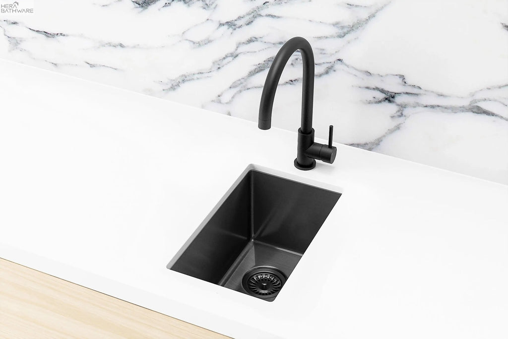 Lavello Bar Sink - Single Bowl 382 x 272mm - Hera BathwareBrushed Nickel