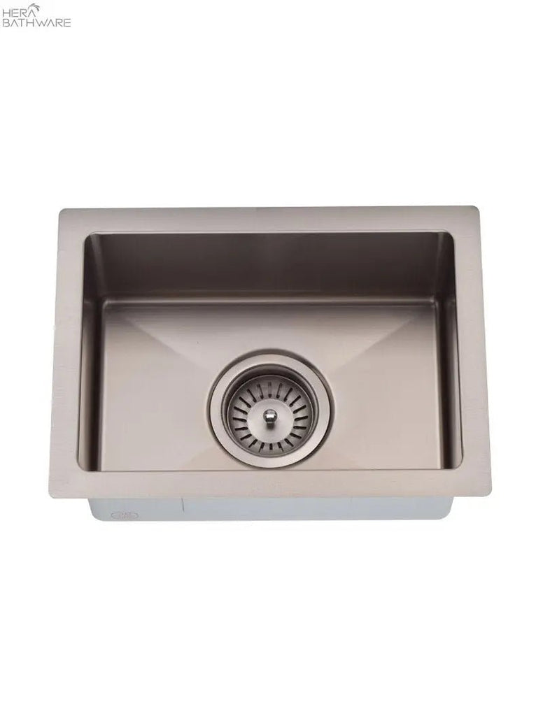 Lavello Bar Sink - Single Bowl 382 x 272mm - Hera BathwareBrushed Nickel