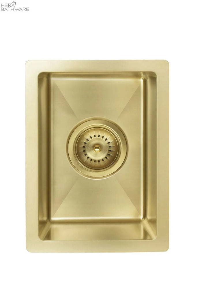 Lavello Bar Sink - Single Bowl 382 x 272mm - Hera BathwareBrushed Nickel