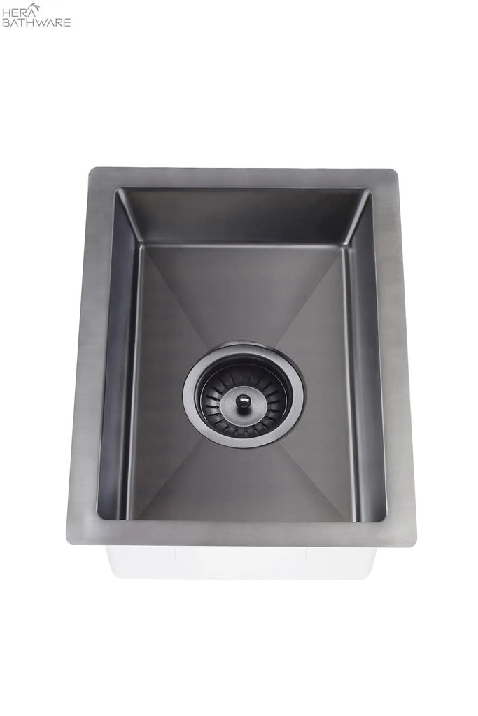 Lavello Bar Sink - Single Bowl 382 x 272mm - Hera BathwareBrushed Nickel