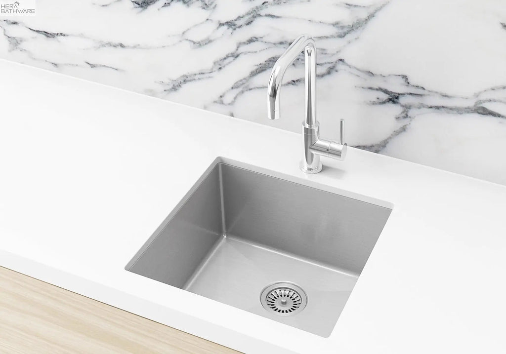 Lavello Sink Strainer and Waste Plug Basket with Stopper - Hera BathwareBrushed Nickel