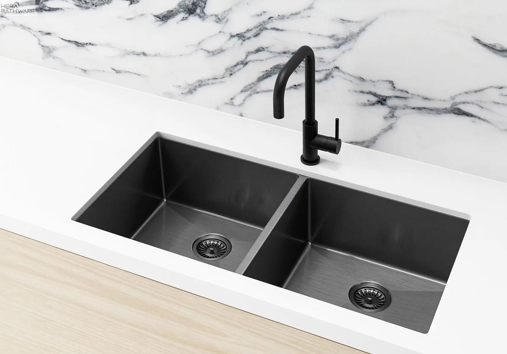 Lavello Sink Strainer and Waste Plug Basket with Stopper - Hera BathwareBrushed Nickel
