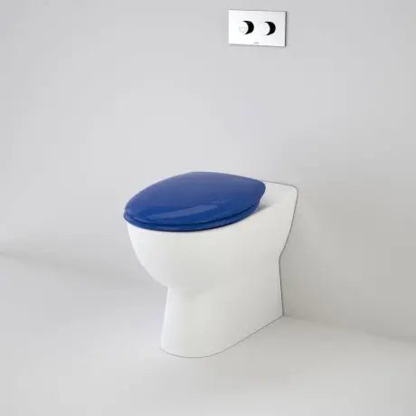 LEDA Care Invisi Serise II® Wall faced toilet suite - Hera BathwareGloss WhiteSingle Flap Seat - White