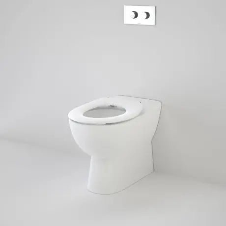 LEDA Care Invisi Serise II® Wall faced toilet suite - Hera BathwareGloss WhiteSingle Flap Seat - White