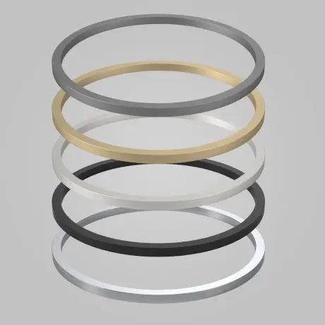 LIANO II 400mm Round Basin Dressing Ring | CAROMA - Hera BathwareChrome