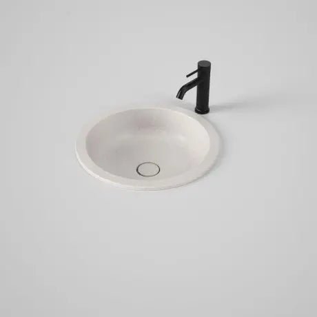 LIANO II 440mm Round Over/Under Counter Basin | CAROMA - Hera BathwareGloss White