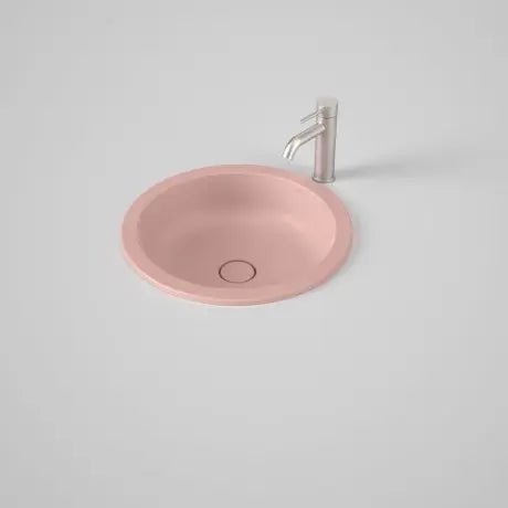 LIANO II 440mm Round Over/Under Counter Basin | CAROMA - Hera BathwareMatte Pink