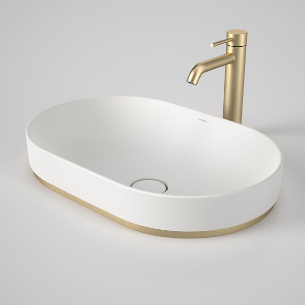 LIANO II 530mm PILL Basin Dress Ring | CAROMA - Hera BathwareBrushed Brass
