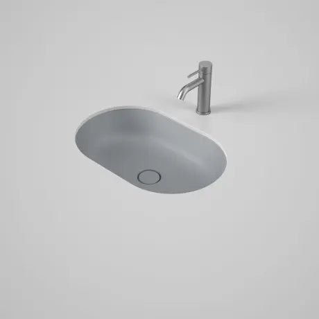 LIANO II 580mm PILL Under/Over Counter Basin | CAROMA - Hera BathwareGloss White
