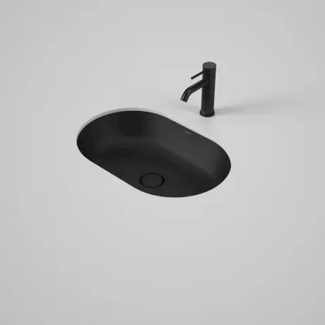 LIANO II 580mm PILL Under/Over Counter Basin | CAROMA - Hera BathwareMatte Black