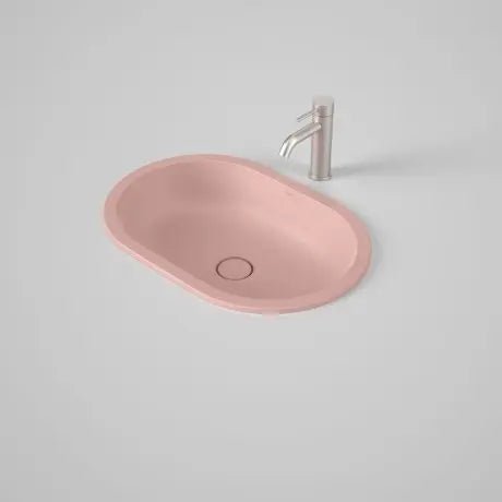 LIANO II 580mm PILL Under/Over Counter Basin | CAROMA - Hera BathwareMatte Pink