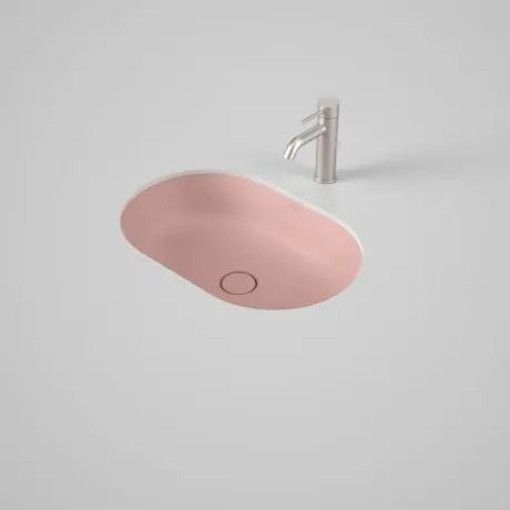 LIANO II 580mm PILL Under/Over Counter Basin | CAROMA - Hera BathwareMatte Pink
