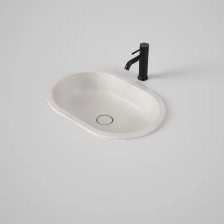 LIANO II 580mm PILL Under/Over Counter Basin | CAROMA - Hera BathwareMatte Speckled