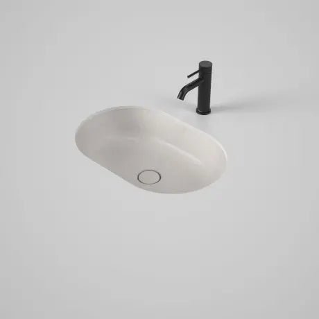 LIANO II 580mm PILL Under/Over Counter Basin | CAROMA - Hera BathwareMatte Speckled