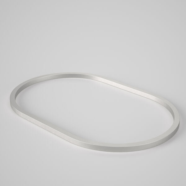 LIANO II 600mm PILL Basin Dress Ring | CAROMA - Hera BathwareBrushed Nickel