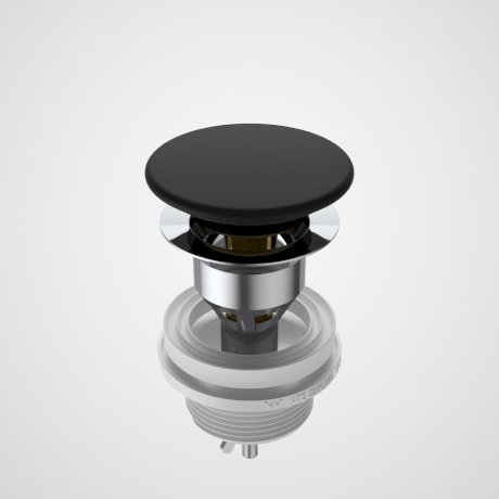 Liano II Ceramic Basin Pop - Up Waste | CAROMA - Hera BathwareMatte Black