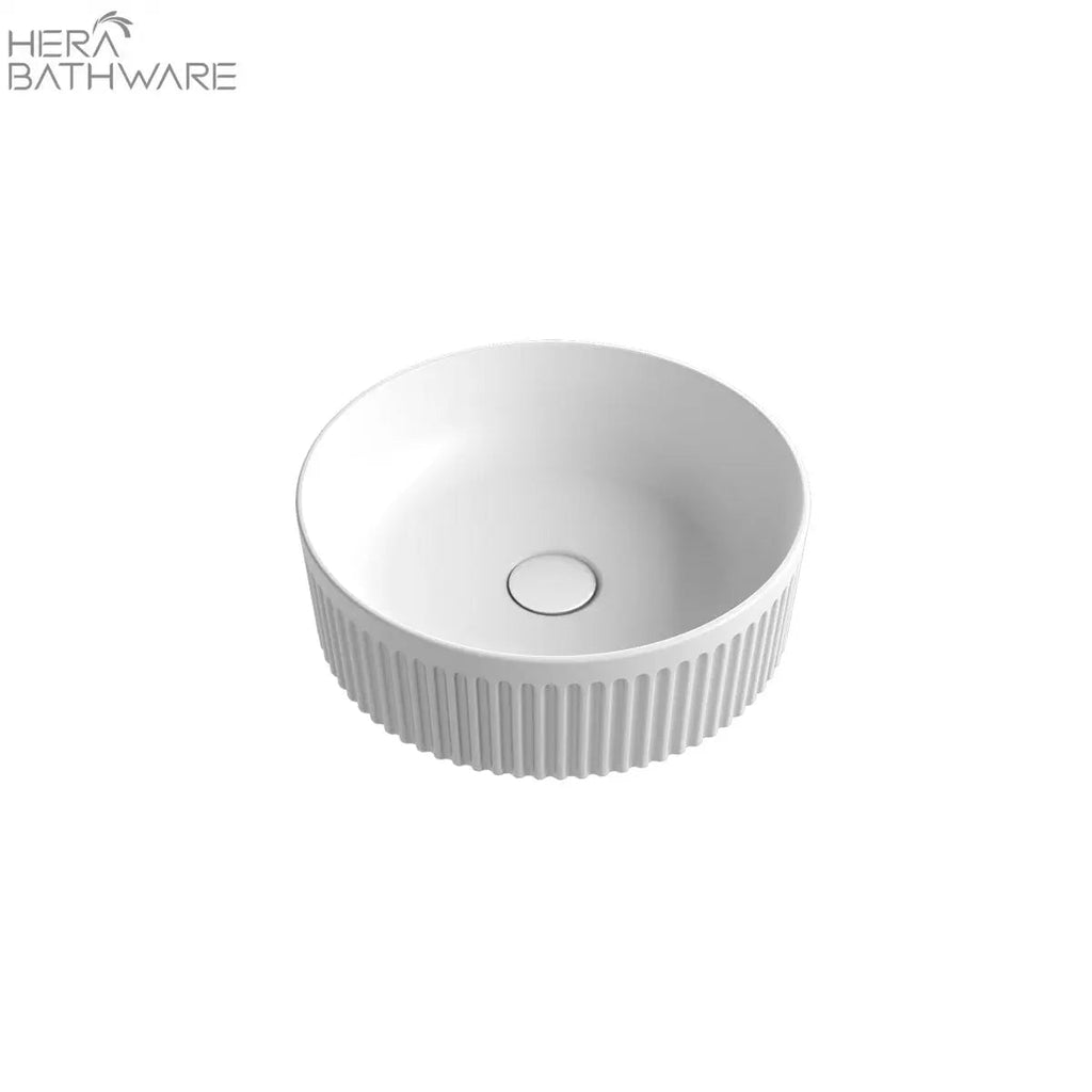 LILAC Above Counter Basin - Hera BathwareMatte White