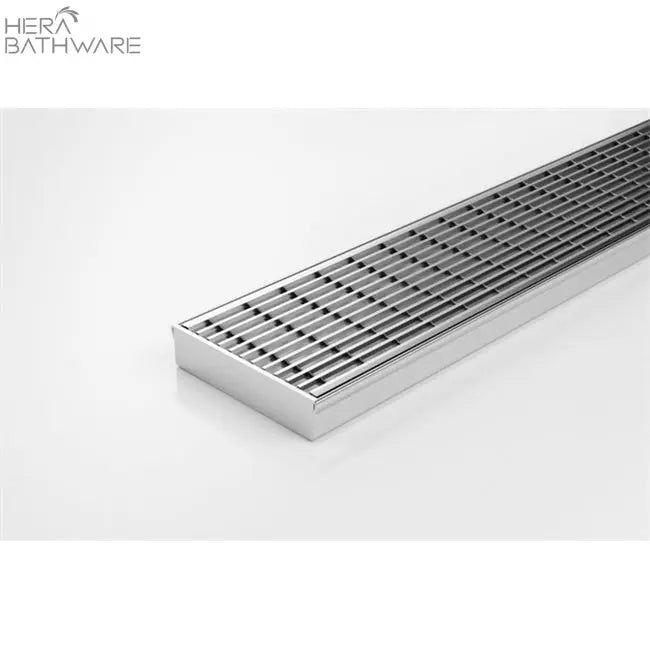 Linear Drainage System 3mm/5mm wire gap - 100TRi20MTL - Hera Bathware800mmStainless Steel
