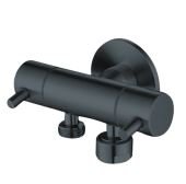 Linkware - Dual Control Mini Cistern Cock - Hera BathwareGun Metal