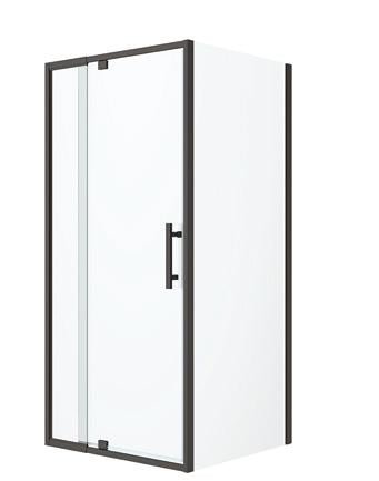 Louve Square Pivot Shower Screen | Oceano - Hera Bathware X Oceano LS82FC | Chrome820mm (750 - 810)