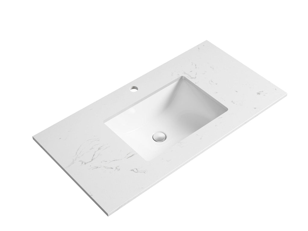 Lovina Floor Standing 600 - 1800mm - Hera Bathware X Aulic CA56 - 600 - ST26 | 600mmCabinet + Cato Stone with undermount basin and taphole
