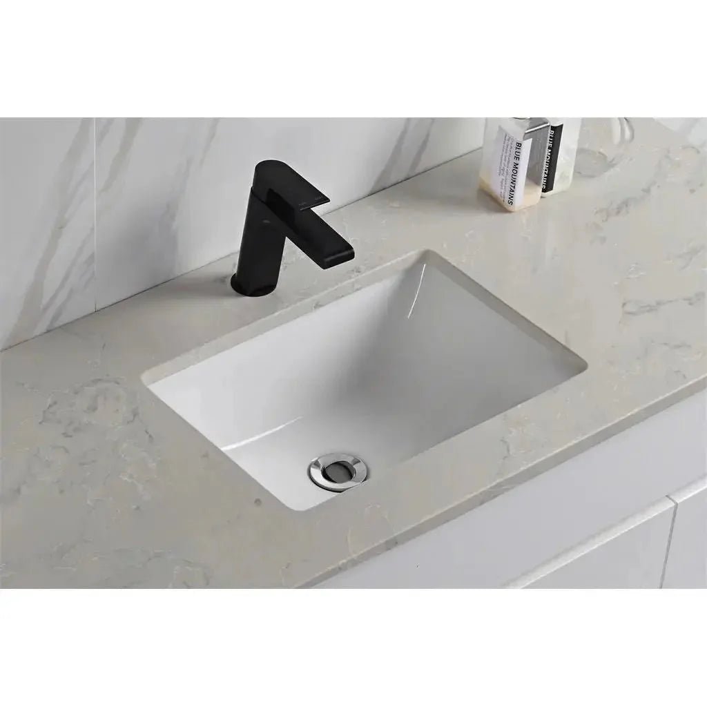 Lovina Tier Wall Hung Vanity 600 - 1800mm | Aulic - Hera Bathware X Aulic CAWH55 - 600 - ST86 | 600mmCabinet + Alpine Grey Stone with undermount basin and taphole