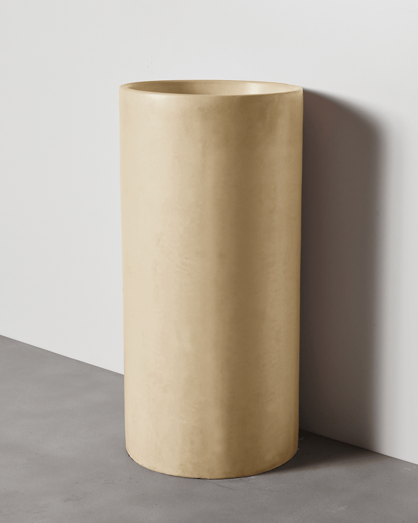 Luna Freestanding Basin (formerly Como) (Custard) - Hera Bathware