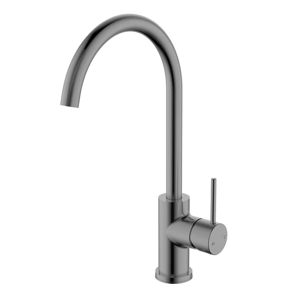 LUNA Kitchen Mixer - Gun Metal - Hera BathwareGun Metal