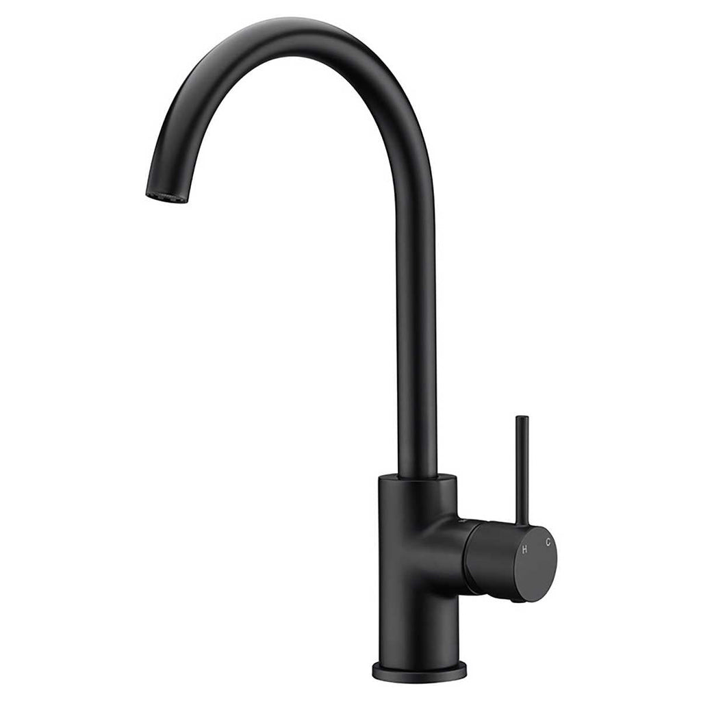 LUNA Kitchen Mixer - Matte Black - Hera BathwareMatte Black