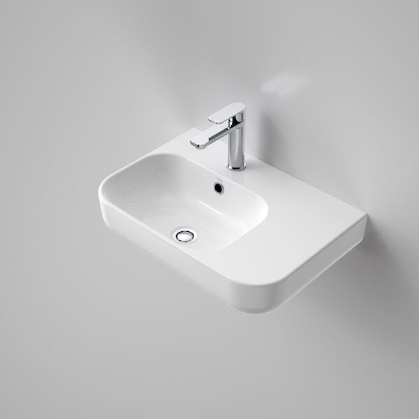 LUNA Shelf Wall Basin | CAROMA - Hera Bathware1 Tap Hole