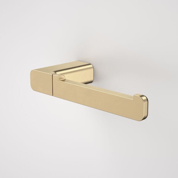 LUNA Toilet Roll Holder | CAROMA - Hera BathwareBrushed Brass