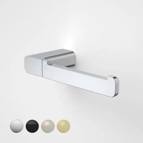 LUNA Toilet Roll Holder | CAROMA - Hera BathwareChrome