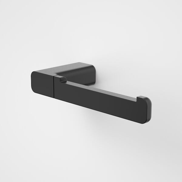 LUNA Toilet Roll Holder | CAROMA - Hera BathwareSatin Black