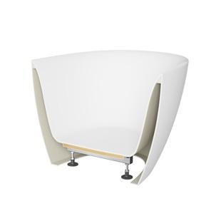 Lunus Bath Tub Back to Wall | Oceano - Hera Bathware1500mmBack To Wall
