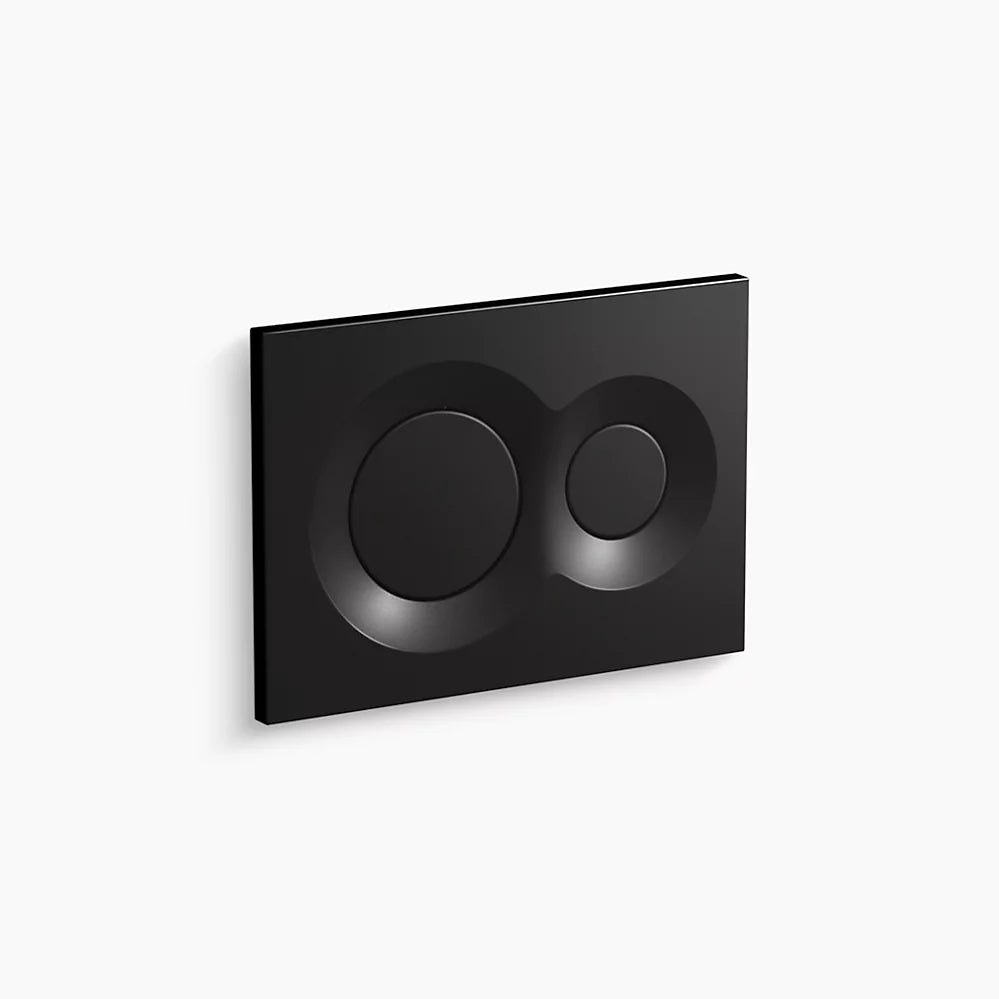 Lynk Pneumatic Face Plate - Hera Bathware X Kohler 75890T - PNE - CP - 2 | Matte Black