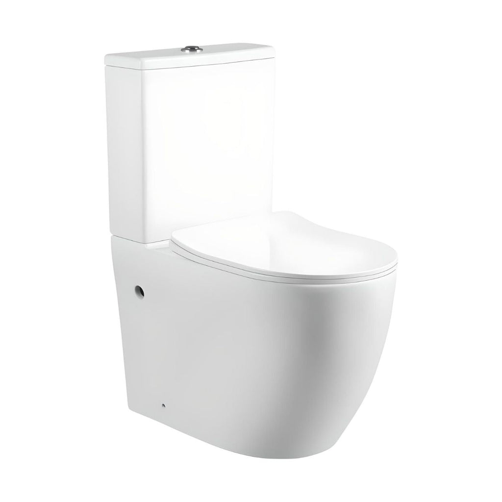 Manor Rimless Wall Face Suite with Soft Close Seat - Hera Bathware